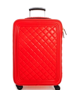 Stylish Quilted Large Travel Luggage Bag XC7179 RED